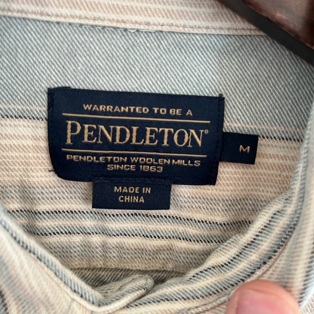 Pendleton Striped Button Up - Picture 6 of 6